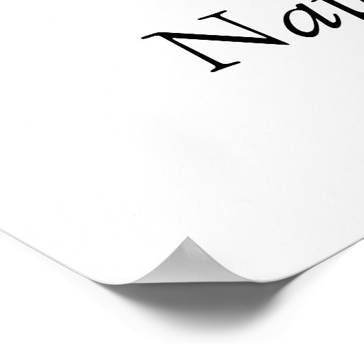 Napping ist Himmlisch Poster (Ecke)