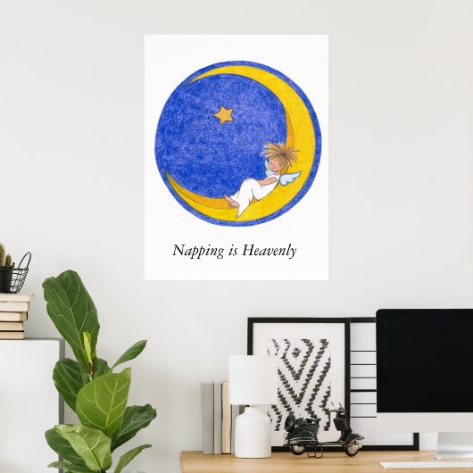 Napping ist Himmlisch Poster (Heimbüro)