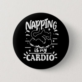 Napping ist mein einfaches, lustiges Katzen-Design Button