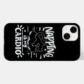 Napping ist mein einfaches, lustiges Katzen-Design Case-Mate iPhone Hülle (Rückseite (Horizontal))