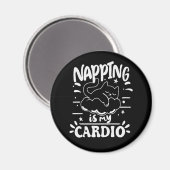 Napping ist mein einfaches, lustiges Katzen-Design Magnet (Vorderseite/Rückseite)