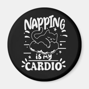 Napping ist mein einfaches, lustiges Katzen-Design Magnet
