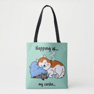 Napping ist... mein Herz.. schlafendes Nickerchen Tasche