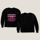 Napping ist meine Supermacht - Funny Sleep Quote (Design Vorder- & Rückseite)