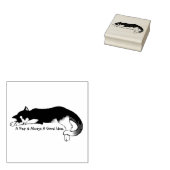 Napping Kitty Gummistempel (Stempel)