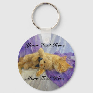 Napping Kitty Schlüsselanhänger