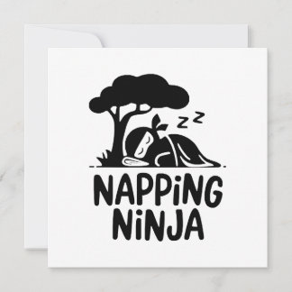 Napping Ninja Niedliche Schlaflosigkeit Ninja Art 