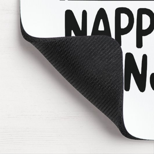 Napping Ninja Niedliche Schlaflosigkeit Ninja Art  Mousepad (Ecke)