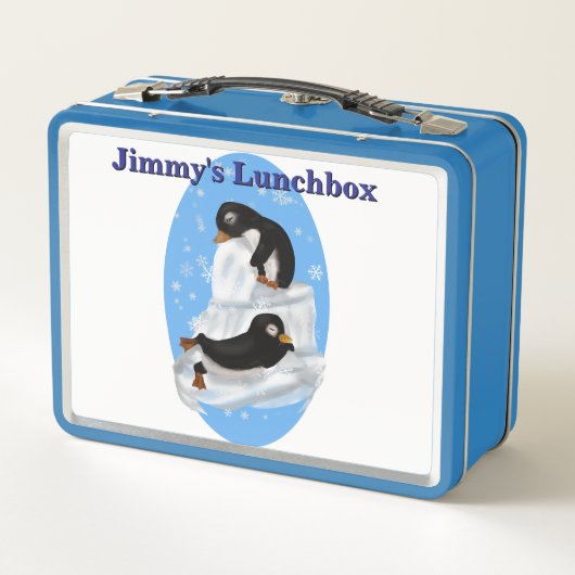 Napping Penguins Lunchbox (Rückseite)