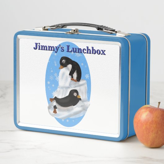 Napping Penguins Lunchbox (Beispiel)