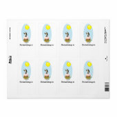 Napping Pinguin im Sun-Buchzeichen (Vorne)