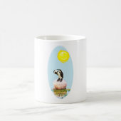 Napping Pinguin in der Sonne Kaffeetasse (Mittel)