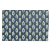 Napping Pinguin in der Sonne Kissenbezug (Rückseite)