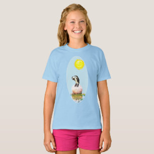 Napping Pinguin in der Sonne T-Shirt