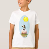 Napping Pinguin in der Sonne T-Shirt (Vorderseite)