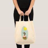 Napping Pinguin in der Sonne Tragetasche (Vorderseite (Produkt))