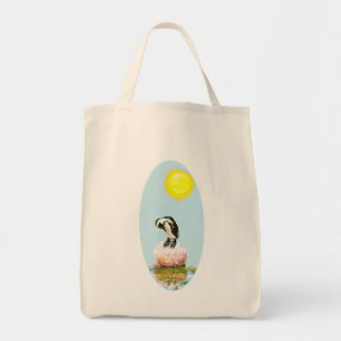 Napping Pinguin in der Sonne Tragetasche