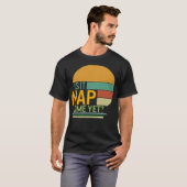 Napping Shirt: Ist es Zeit für Nickerchen, sonnige T-Shirt (Vorne ganz)