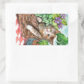 Napping-Therapie Rechteckiger Aufkleber (Tasche)