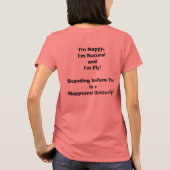 Napptural Butterfly T-Shirt (Rückseite)