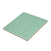 Nappy Mint Green Gingham Fliese (Seite)
