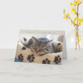 Nappy Nappy Karte (Gelbe Blume)