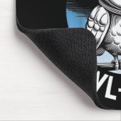 Napstronaut Owl Some Funny Space Cute Owl Mousepad (Ecke)