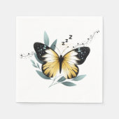 Naptime Whimsical Butterfly schlafen Serviette (Vorderseite)