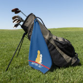 Naptown Schwanzes Golfhandtuch (Gras)