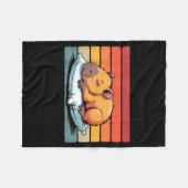 Napybara For Men Women Cute Capybara Sleeng Nap Lo Fleecedecke (Vorderseite (Horizontal))