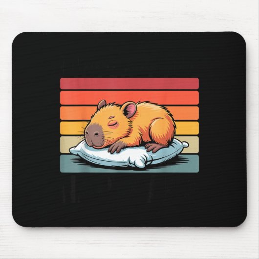 Napybara For Men Women Cute Capybara Sleeng Nap Lo Mousepad (Vorne)