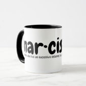 nar ・ cis ・ sistige KaffeeTasse (Vorderseite Links)