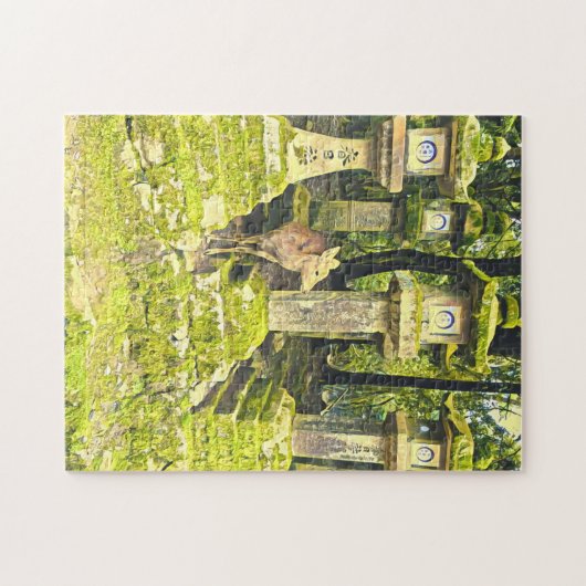 Nara Japan Reh Park Reiseprint Puzzle (Horizontal)