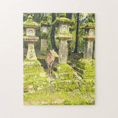 Nara Japan Reh Park Reiseprint Puzzle (Vertikal)