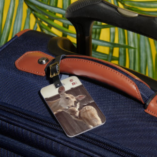 Nara, Japan - Sika Deer - Mutter und Vater Gepäckanhänger