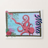 Nara Japan Tintenfisch Reiseplakat Puzzle (Horizontal)