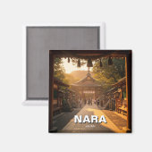 Nara Japan Travel Magnet (Vorderseite/Rückseite)
