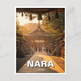 Nara Japan Travel Postkarte