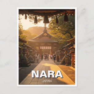 Nara Japan Travel Postkarte