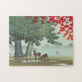 Nara Park Hasui Kawase shin hanga szenerie Art Hir Puzzle