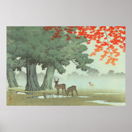 Nara Park Kawase Hasui 1953 Japanische Kunst Poster