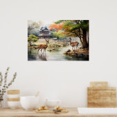 Nara Serenity - Art Print Poster (Küche)