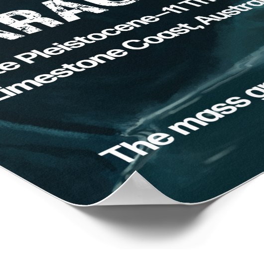 Naracoorte Caves Poster (Ecke)