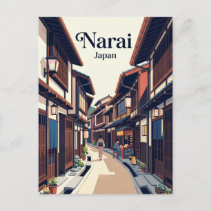 Narai-juku-Gasse Japan Postkarte