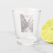 Narai-juku-Gasse Japan Schnapsglas (Rückseite)