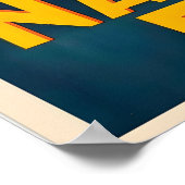 Naranja Bilz Orange Juice Achille Mauzan Vintage Poster (Ecke)