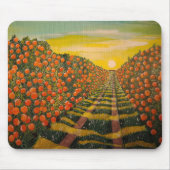 Naranjas de Valencia Gemälde von Alfred Fox Mousepad (Vorne)