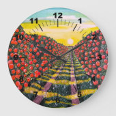 Naranjas de Valencia Painting by Alfred Fox Große Wanduhr (Vorderseite)