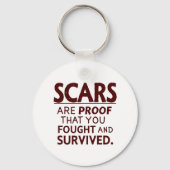Narben des Überlebens Schlüsselanhänger (Vorderseite)
