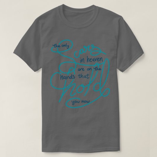 Narben im Himmelblau T-Shirt (Design vorne)